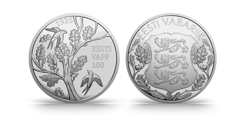 Meenemedal „Eesti vapp 100“