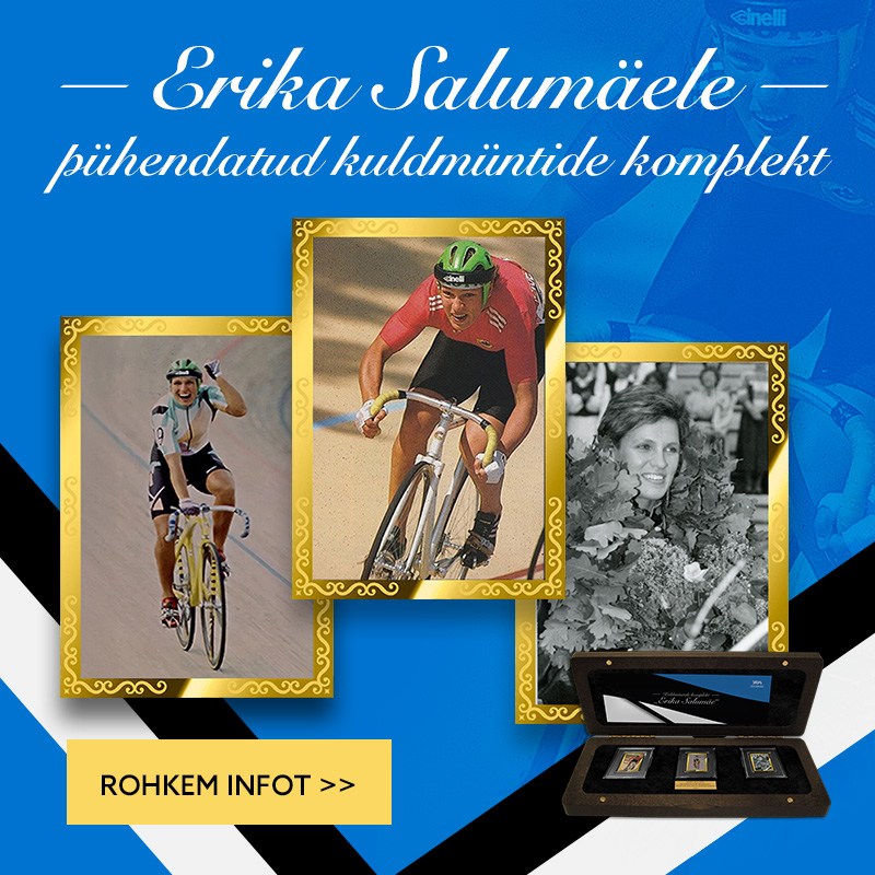Kuldmüntide komplekt „Erika Salumäe“