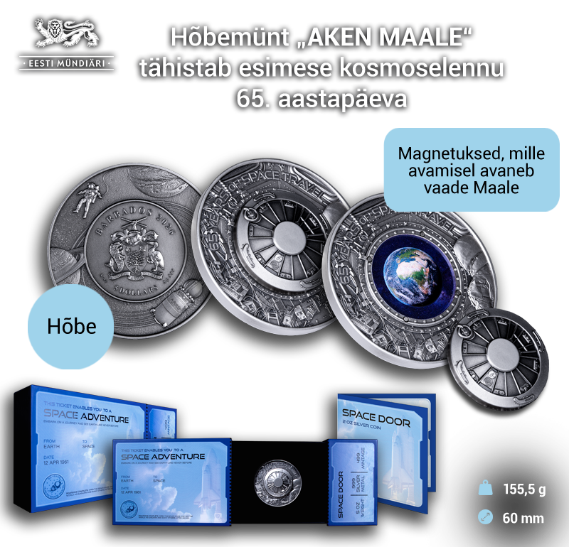 Hõbemünt „Aken Maale“