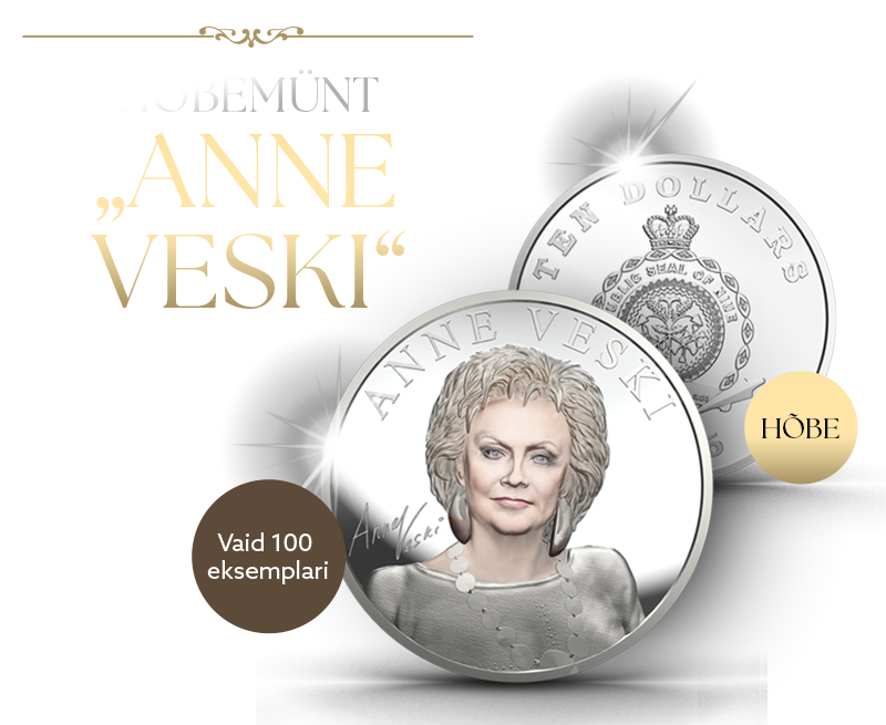 Hõbemünt „Anne Veski“ (S)