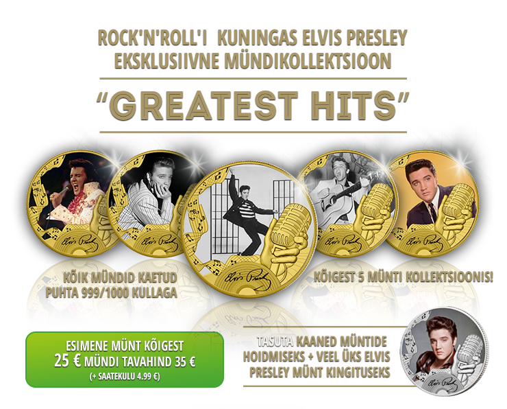 Elvis Presley mündikollektsioon „Greatest Hits“