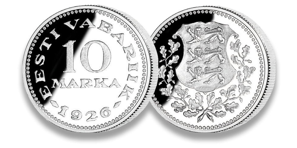 Copy of the original192610 mark coin