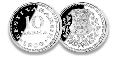 1926. aasta 10-margase mündi koopia 