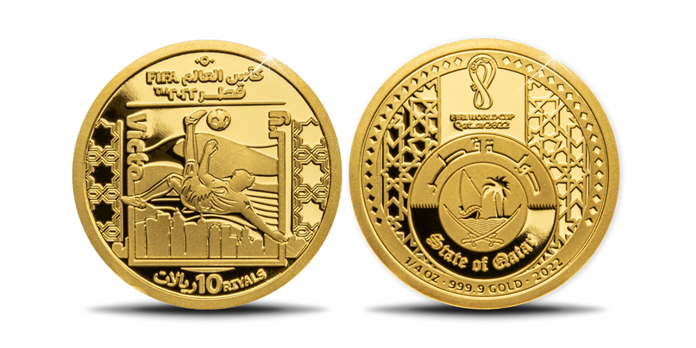 2022. aasta jalgpalli MM-ile pühendatud münt „Võit“