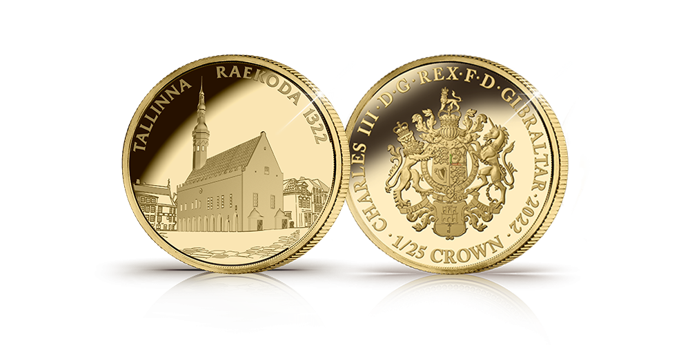 700-aastasele Tallinna raekojale püh700-aastasele Tallinna raekojale pühendatud kuldmünt