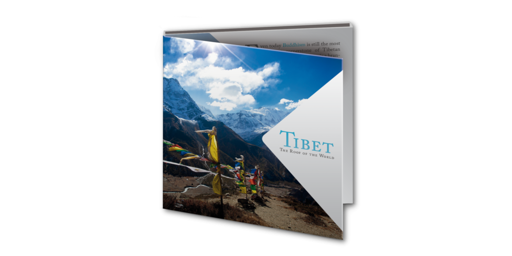 Tiibeti hõbemünt 8 õnnetoova sümboliga