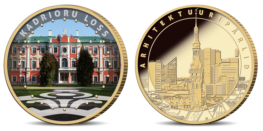 Kollektsioon „Eesti arhitektuuripärlid”, esimene medal „Kadrioru loss”