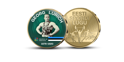 Kollektsioon „Eesti Spordi Lugu”, esimene medal „Georg Lurich” (kingitus NNA Tartu medal)