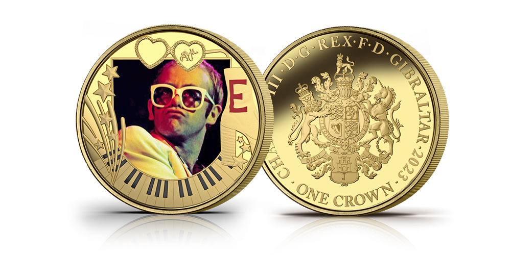 Popmuusika legendile - Sir Elton Johnile pühendatud mündikomplekt3