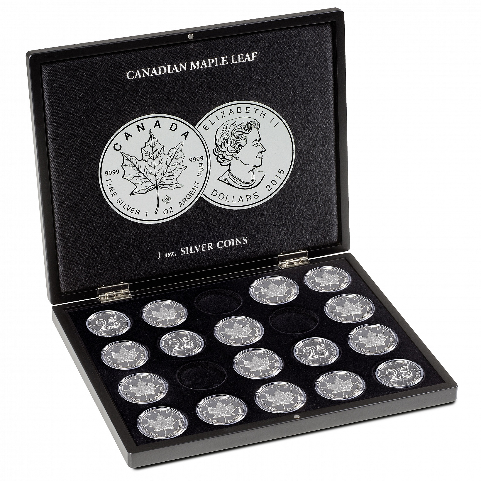   presentation-case-for-20-silver-maple-leaf-coins-1-oz-in-capsules-black