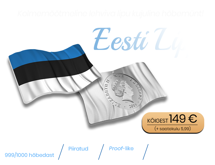 Hõbemünt „Eesti lipp“
