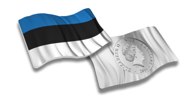 Hõbemünt „Eesti lipp“