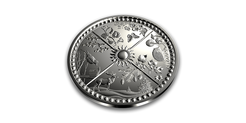 Hõbemünt „Neli aastaaega“1