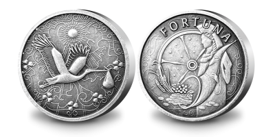 Hõbetatud medal „Toonekurg“