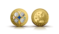 Medal „San Marino, Andorra, Malta ja Küprose esimesed euromündid”