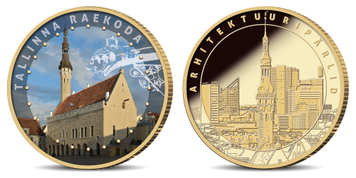 Kollektsioon „Eesti arhitektuuripärlid”, esimene medal „Tallinna Raekoda” Kollektsioon „Eesti arhitektuuripärlid”, esimene medal „Tallinna Raekoda”