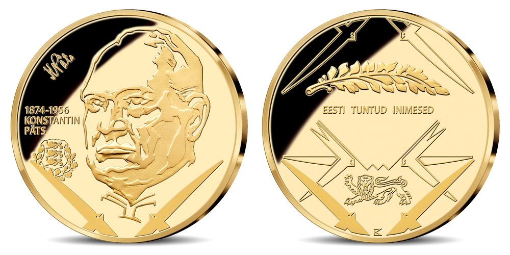 Esimene medal: „Konstantin Päts 1874 - 1956“