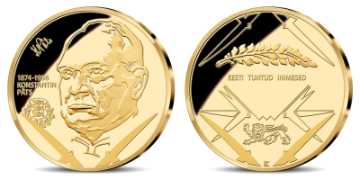 Kollektsioon „Eesti tuntud inimesed“, esimene medal - „Konstantin Päts 1874 - 1956“