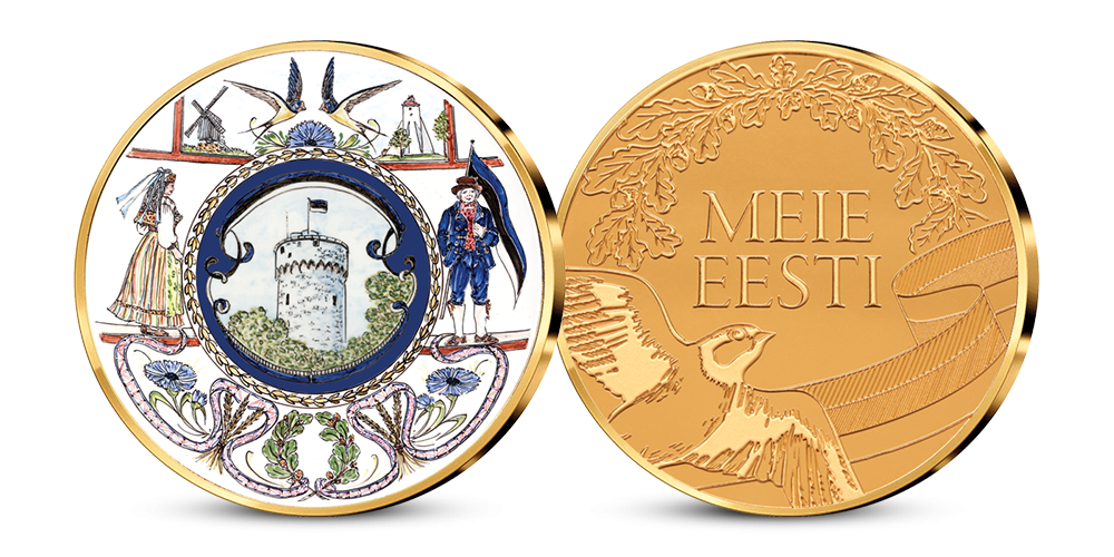Kollektsiooni „Meie Eesti“, esimene medal „Eesti lipp“ Kollektsiooni „Meie Eesti“, esimene medal „Eesti lipp“
