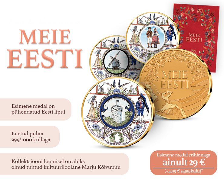 Kollektsioon „Meie Eesti”, esimene medal „Eesti lipp”