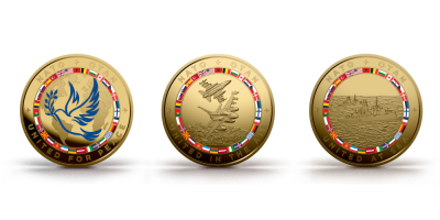 Kollektsioon „NATO 75 AASTAT“, esimene medal „Ühendatud reageerimisjõud“