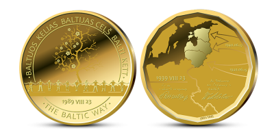Õiglaselt kaevandatud kullast medal „Balti kett“