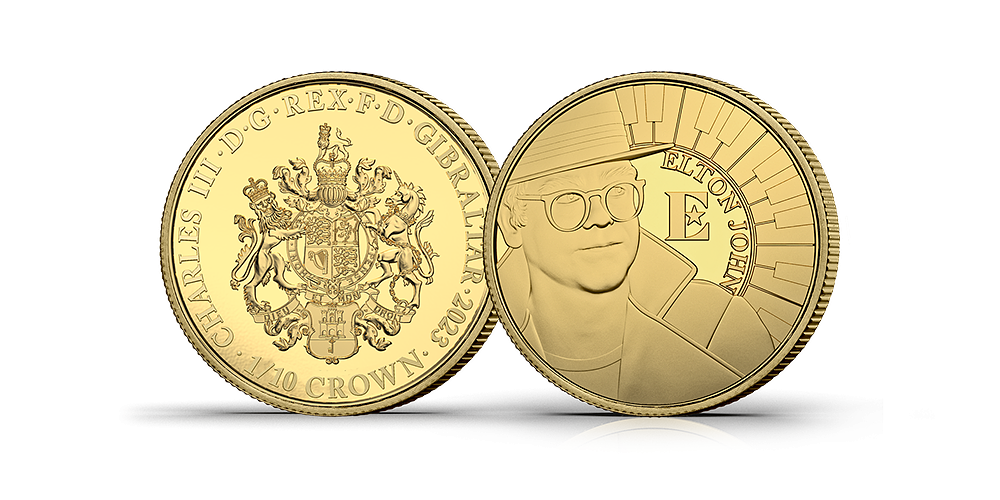 Kuldmünt „Elton John“