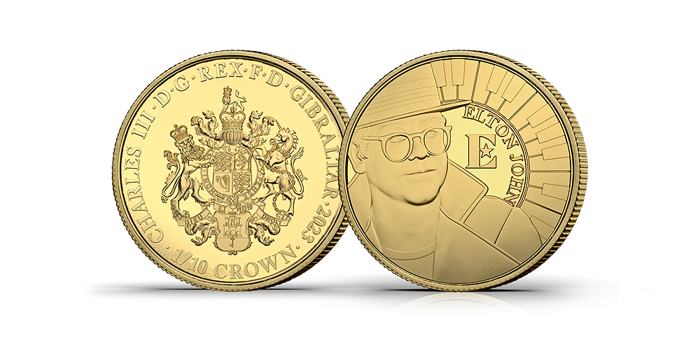 Kuldmünt „Elton John“ Kuldmünt „Elton John“