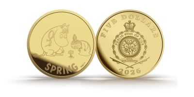  Kuldmünt „Kevad Muumiorus“