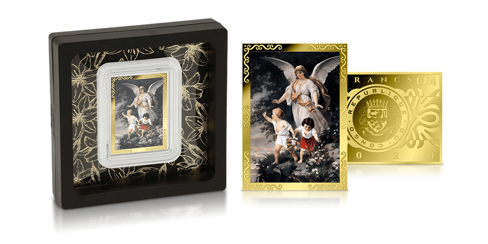 Puhtast kullast münt „Kaitseingel – taevane hoidja“