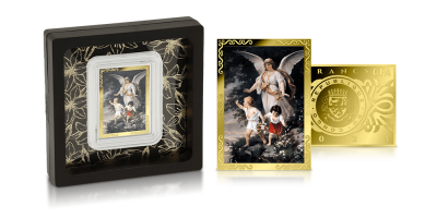 Puhtast kullast münt „Kaitseingel – taevane hoidja“