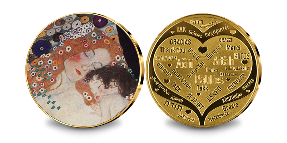 Kullatud medal „Ema ja laps“