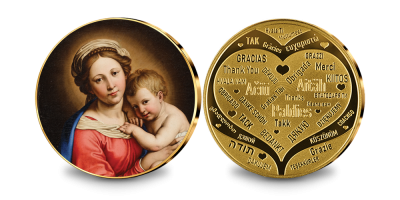 Kullatud medal „Madonna lapsega“