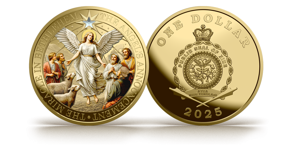 Kullatud münt „Ingli ilmumine karjastele“1