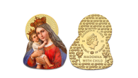 Kullatud münt „Madonna lapsega“
