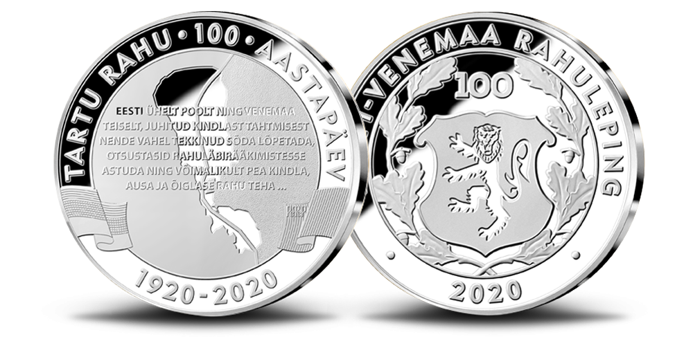 Medal „Tartu rahu 100. aastapäev“