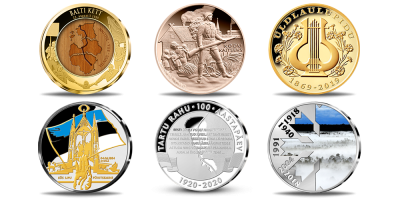 Komplekt „Kümnendi kõige olulisemad medalid“ 2021