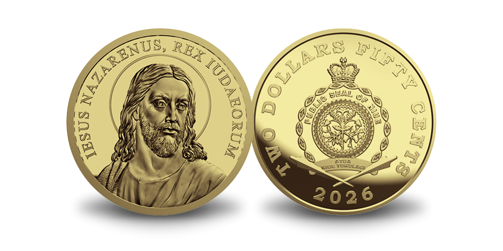 Medaljon kuldmündiga „Jeesus Kristus“1