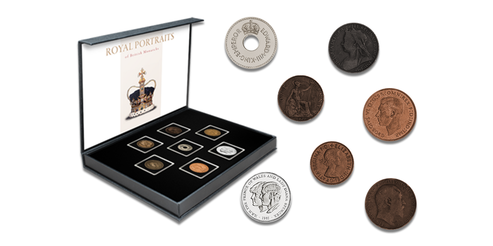 Suurbritannia mündikomplekt „Kuninglikud portreed“