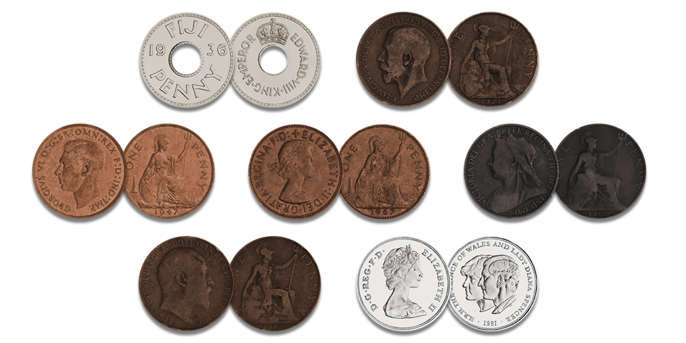 Suurbritannia mündikomplekt „Kuninglikud portreed“1