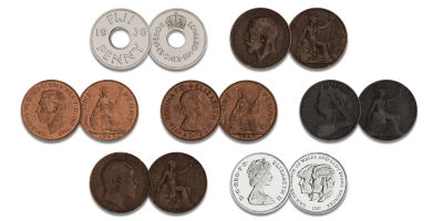 Suurbritannia mündikomplekt „Kuninglikud portreed“