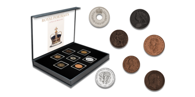 Suurbritannia mündikomplekt „Kuninglikud portreed“