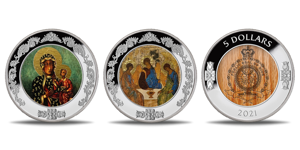 Mündikomplekt „Lääne- ja idakiriku tuntuimad ikoonid“