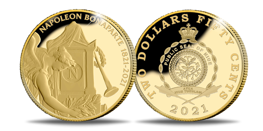 Münt, mis on pühendatud Napoleon Bonaparte’i 200. surma-aastapäevale Münt, mis on pühendatud Napoleon Bonaparte’i 200. surma-aastapäevale