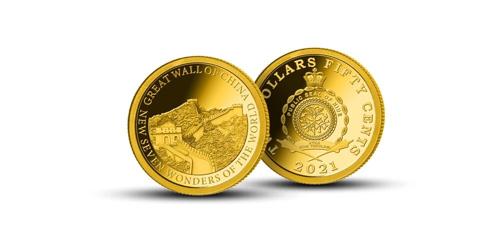   Puhtast kullast müntide kollektsioon „Seitse uut maailmaimet“