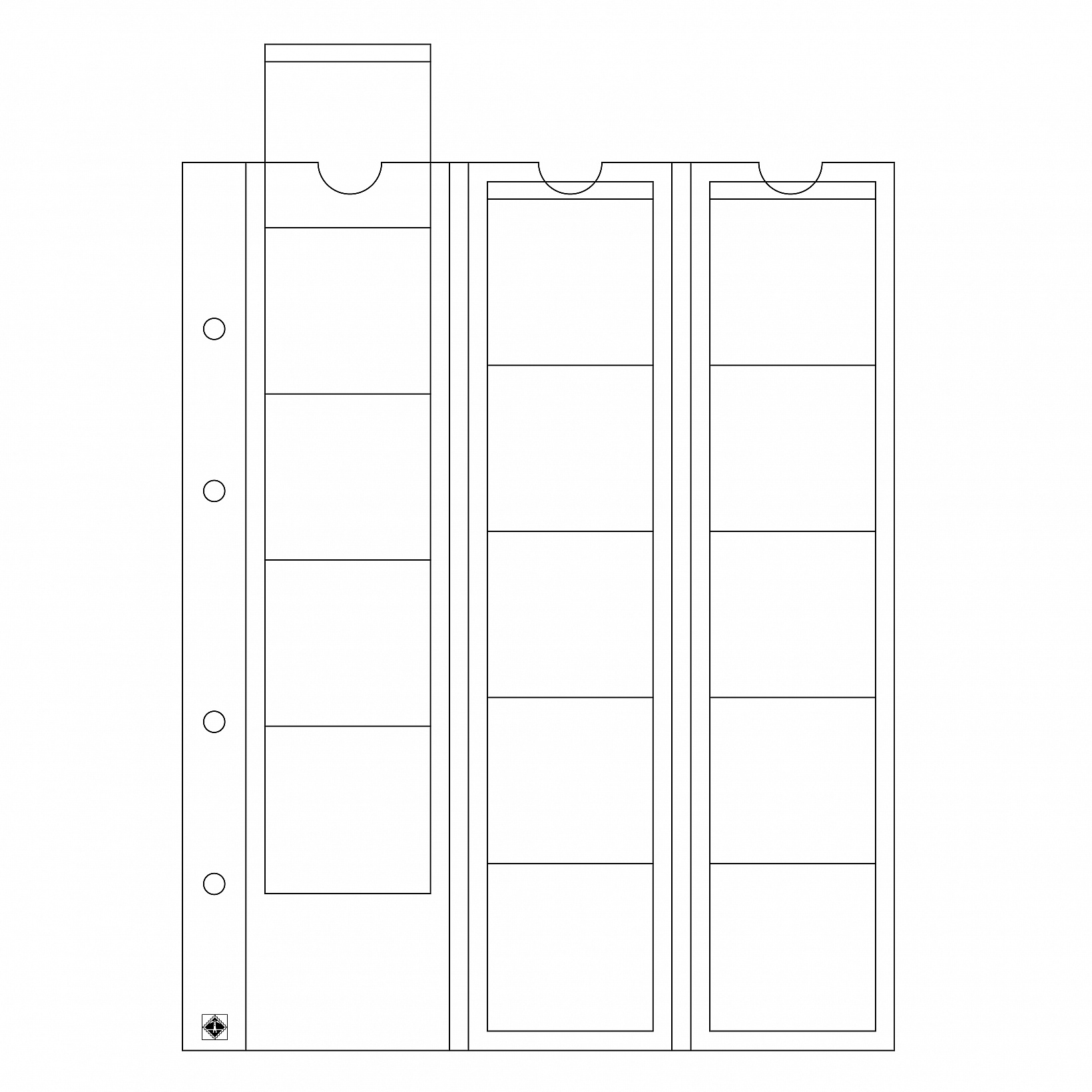 coin-sheets-optima-for-15-coins-up-to-42-mm-o-clear