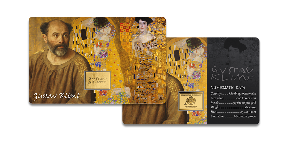 Puhtast kullast münt „Gustav Klimt“1