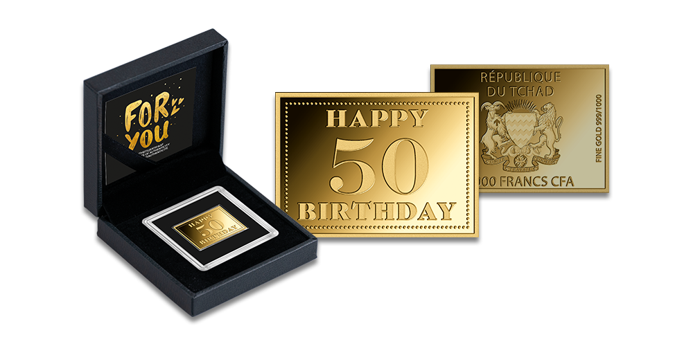 Puhtast kullast münt „Head 50. sünnipäeva“1