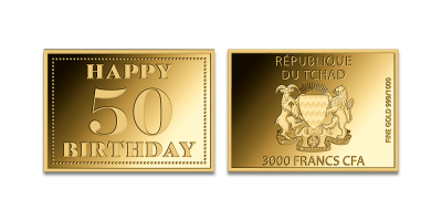 Puhtast kullast münt „Head 50. sünnipäeva“