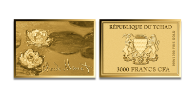 Puhtast kullast münt „Vesiroosid“